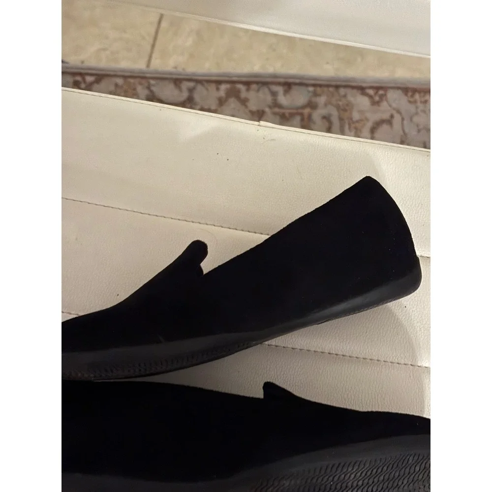 Baretraps Womens Black Suede Memory Foam Slip On Loafers Flats Shoes - Picture 4 of 4